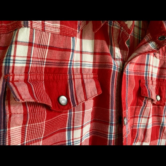 Weird Under Armour Western Pearl Snap Button Shirt - Picture 2 of 3